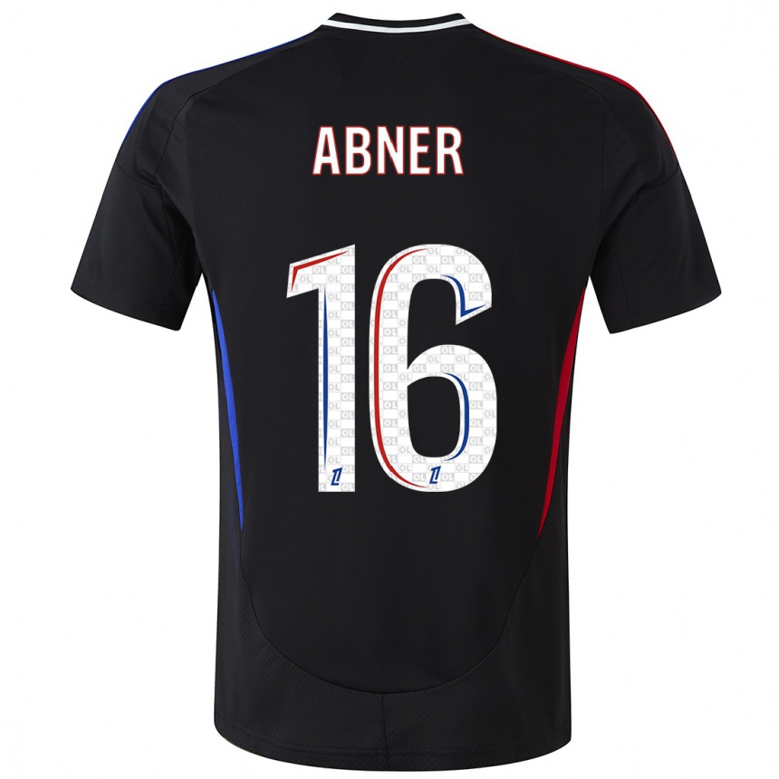 Herren Fußball Abner #16 Schwarz Auswärtstrikot Trikot 2024/25 T-Shirt Luxemburg