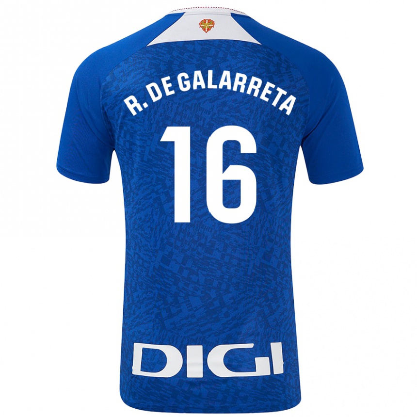 Herren Fußball Iñigo Ruiz De Galarreta #16 Königsblau Auswärtstrikot Trikot 2024/25 T-Shirt Luxemburg