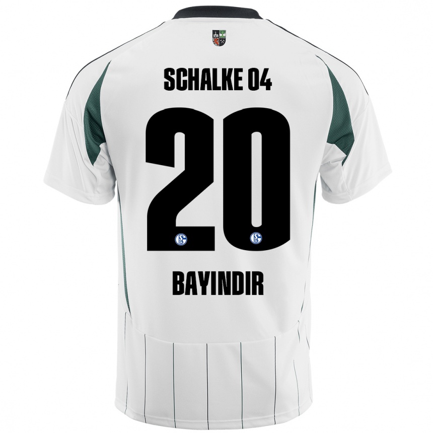 Herren Fußball Aris Bayindir #20 Weiß Grün Auswärtstrikot Trikot 2024/25 T-Shirt Luxemburg