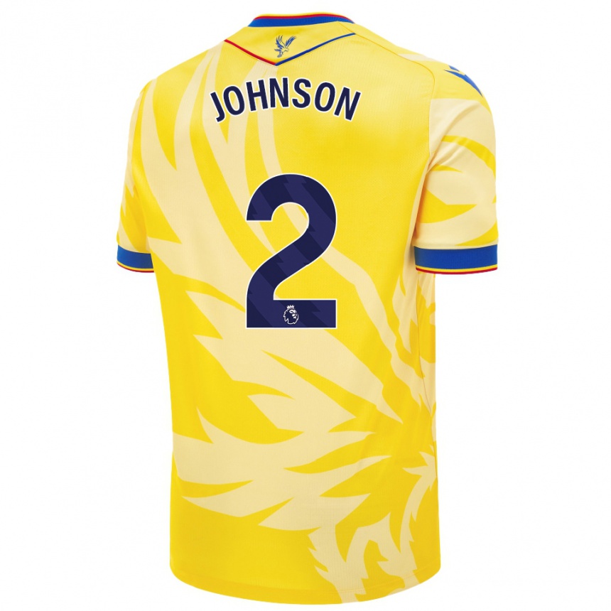 Damen Fußball Annabel Johnson #2 Gelb Auswärtstrikot Trikot 2024/25 T-Shirt Luxemburg