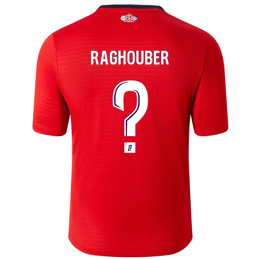 Kinder Fußball Ugo Raghouber #0 Rot Weiß Heimtrikot Trikot 2024/25 T-Shirt Luxemburg