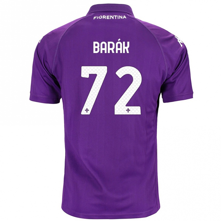 Kinder Fußball Antonin Barak #72 Violett Heimtrikot Trikot 2024/25 T-Shirt Luxemburg