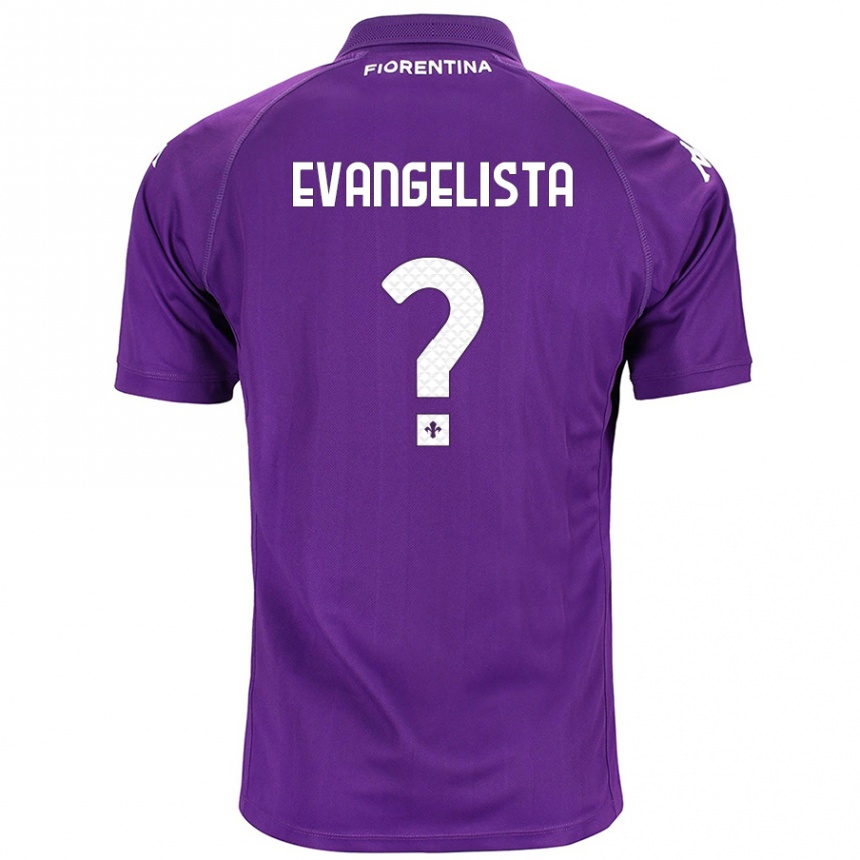 Kinder Fußball Carlo Evangelista #0 Violett Heimtrikot Trikot 2024/25 T-Shirt Luxemburg