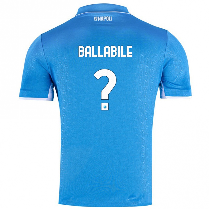 Kinder Fußball Ernesto Ballabile #0 Himmelblau Heimtrikot Trikot 2024/25 T-Shirt Luxemburg