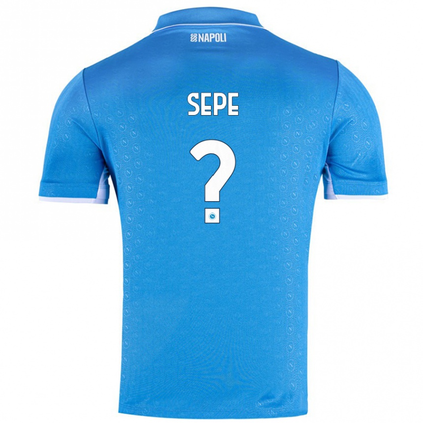 Kinder Fußball Mauro Sepe #0 Himmelblau Heimtrikot Trikot 2024/25 T-Shirt Luxemburg