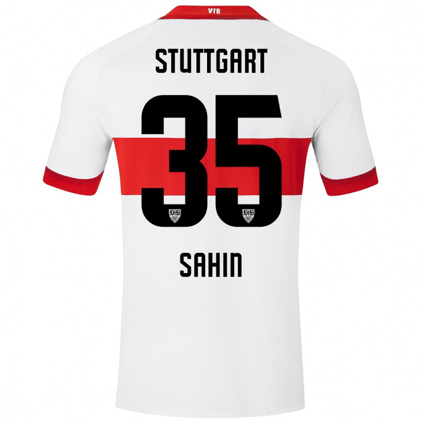 Kinder Fußball Mehmet Sahin #35 Weiß Rot Heimtrikot Trikot 2024/25 T-Shirt Luxemburg