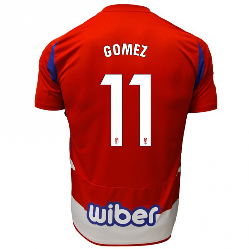 Kinder Fußball Andrea Gómez #11 Rot Weiß Blau Heimtrikot Trikot 2024/25 T-Shirt Luxemburg