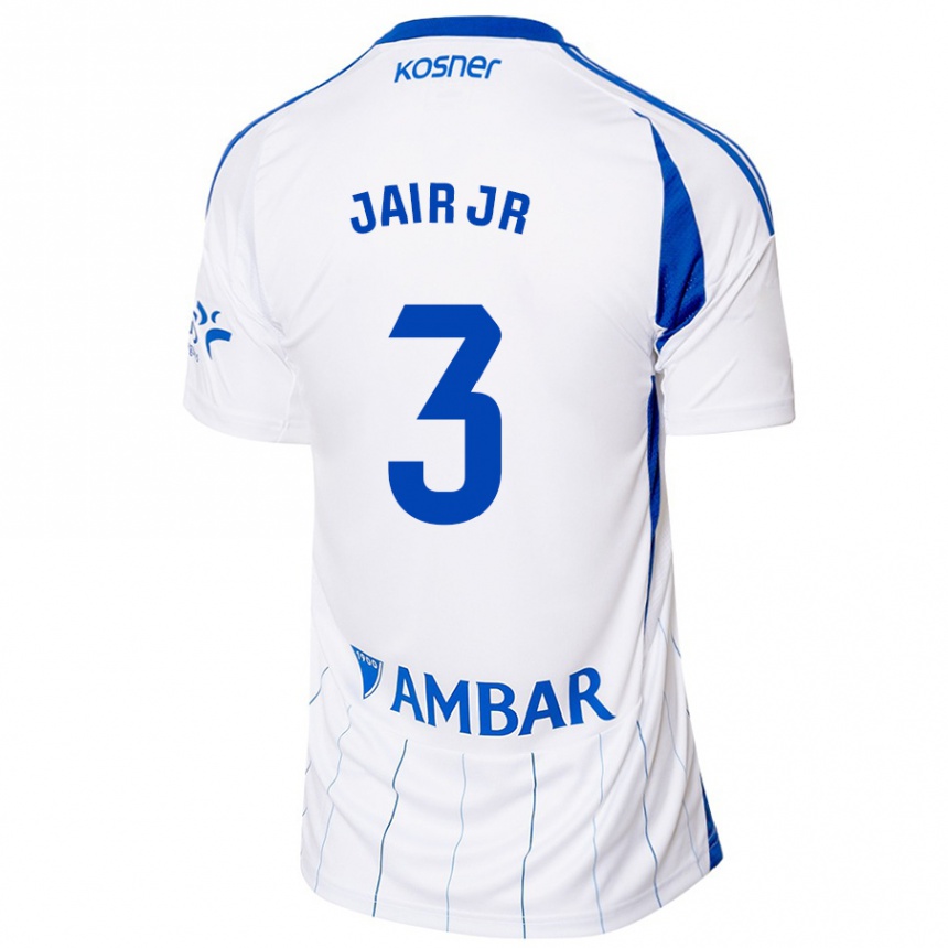 Kinder Fußball Jair Amador #3 Rot Weiß Heimtrikot Trikot 2024/25 T-Shirt Luxemburg