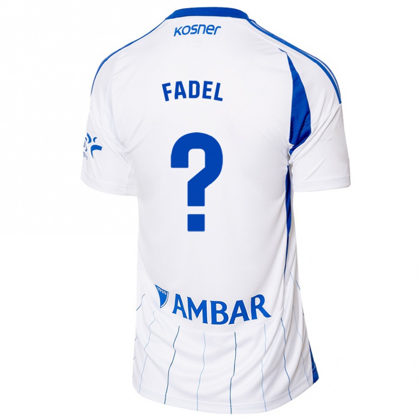 Kinder Fußball Ismael Fadel #0 Rot Weiß Heimtrikot Trikot 2024/25 T-Shirt Luxemburg