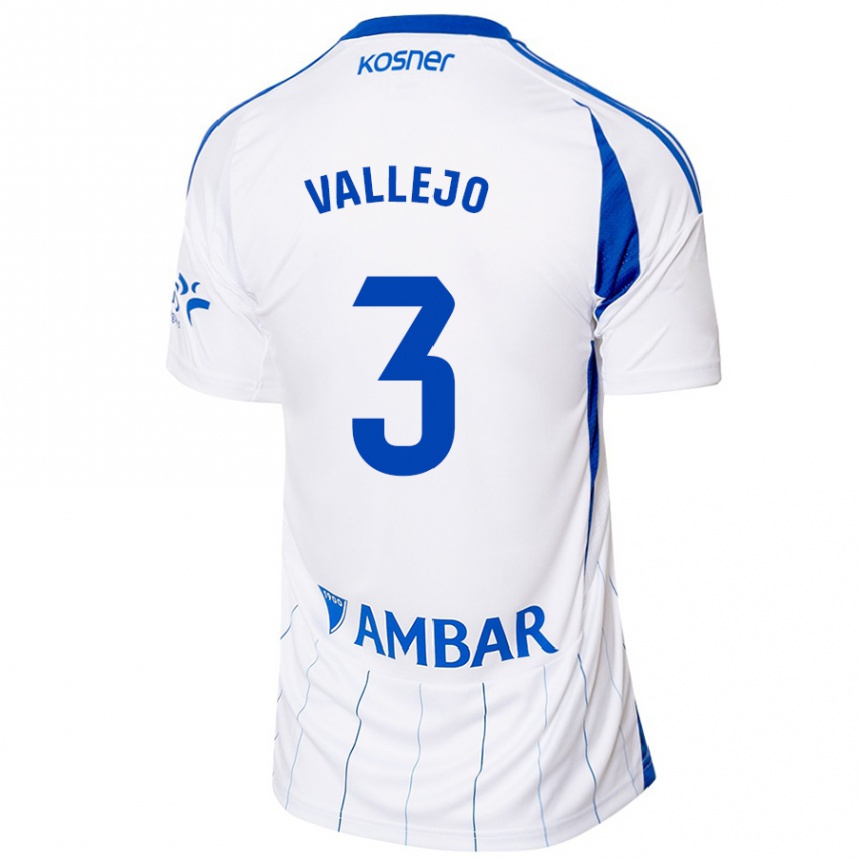 Kinder Fußball Jaime Vallejo #3 Rot Weiß Heimtrikot Trikot 2024/25 T-Shirt Luxemburg