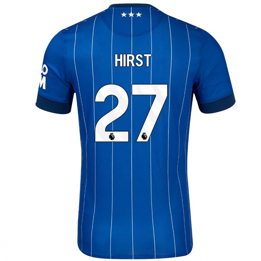 Kinder Fußball George Hirst #27 Marineblau Heimtrikot Trikot 2024/25 T-Shirt Luxemburg