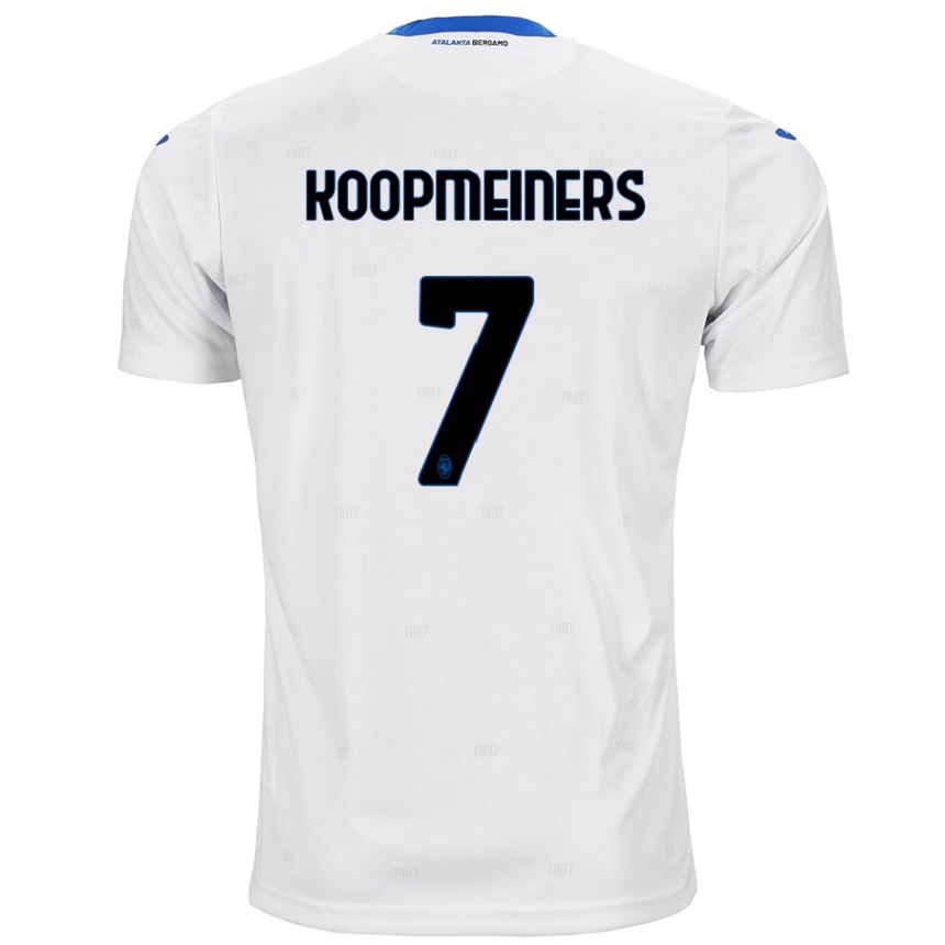 Kinder Fußball Teun Koopmeiners #7 Weiß Auswärtstrikot Trikot 2024/25 T-Shirt Luxemburg