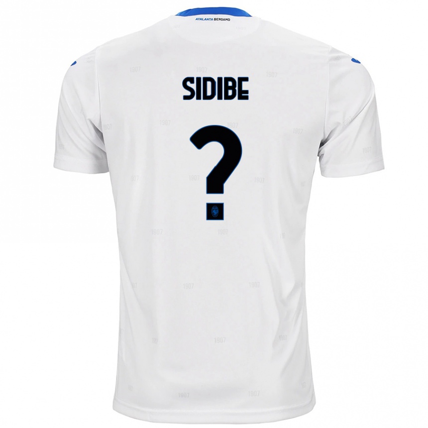 Kinder Fußball Alassane Sidibe #0 Weiß Auswärtstrikot Trikot 2024/25 T-Shirt Luxemburg