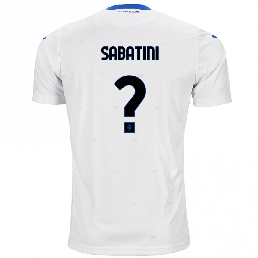 Kinder Fußball Carlo Sabatini #0 Weiß Auswärtstrikot Trikot 2024/25 T-Shirt Luxemburg