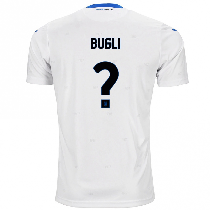 Kinder Fußball Gabriel Bugli #0 Weiß Auswärtstrikot Trikot 2024/25 T-Shirt Luxemburg