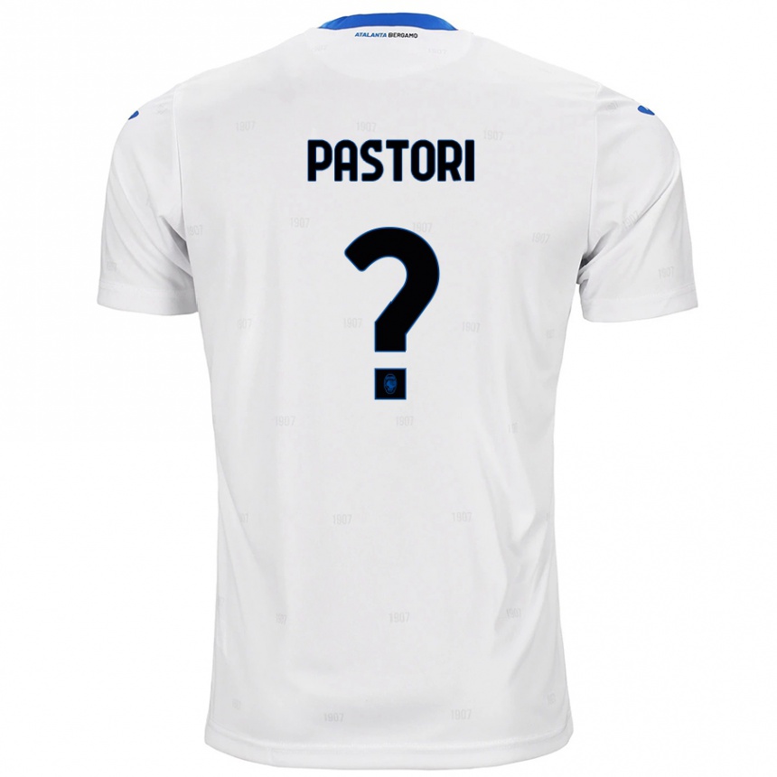 Kinder Fußball Matias Pastori #0 Weiß Auswärtstrikot Trikot 2024/25 T-Shirt Luxemburg