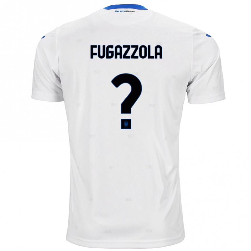 Kinder Fußball Marcello Fugazzola #0 Weiß Auswärtstrikot Trikot 2024/25 T-Shirt Luxemburg