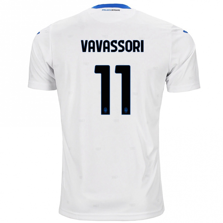 Kinder Fußball Dominic Vavassori #11 Weiß Auswärtstrikot Trikot 2024/25 T-Shirt Luxemburg