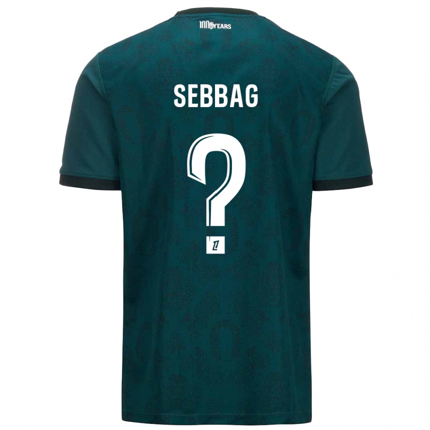 Kinder Fußball Ilan Sebbag #0 Dunkelgrün Auswärtstrikot Trikot 2024/25 T-Shirt Luxemburg