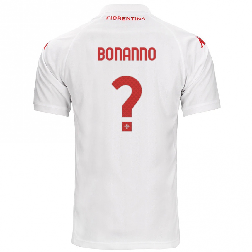 Kinder Fußball Piergiorgio Bonanno #0 Weiß Auswärtstrikot Trikot 2024/25 T-Shirt Luxemburg