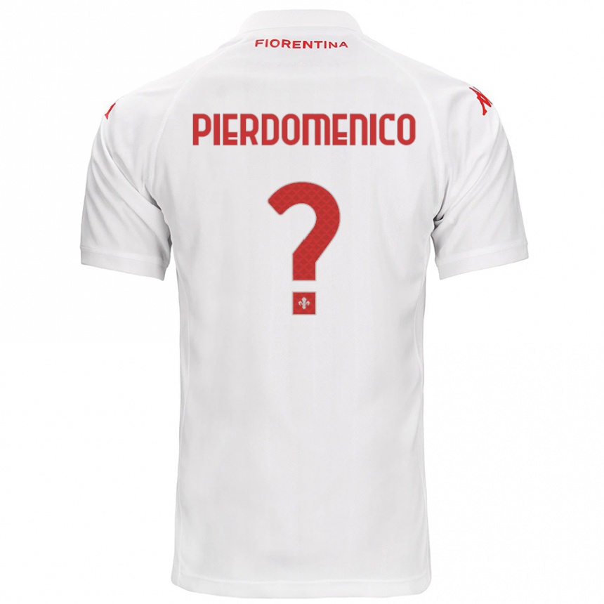 Kinder Fußball Jacopo Di Pierdomenico #0 Weiß Auswärtstrikot Trikot 2024/25 T-Shirt Luxemburg