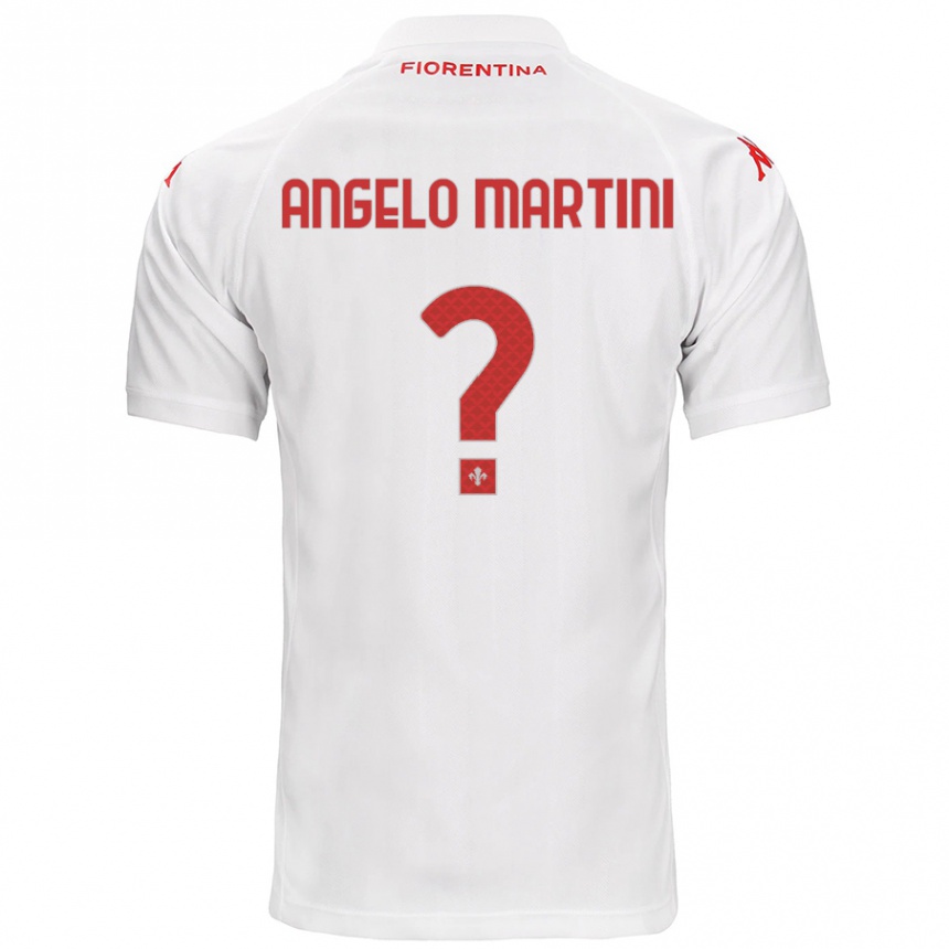 Kinder Fußball Angelo Martini #0 Weiß Auswärtstrikot Trikot 2024/25 T-Shirt Luxemburg