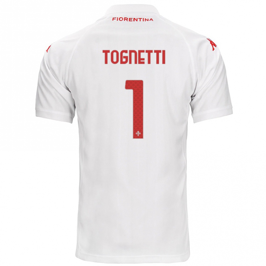 Kinder Fußball Laerte Tognetti #1 Weiß Auswärtstrikot Trikot 2024/25 T-Shirt Luxemburg