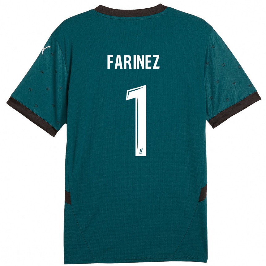 Kinder Fußball Wuilker Fariñez #1 Dunkelgrün Auswärtstrikot Trikot 2024/25 T-Shirt Luxemburg