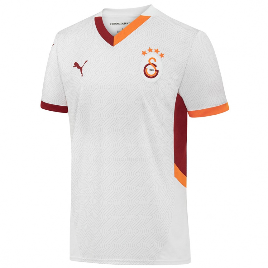 Kinder Fußball Gökdeniz Gürpüz #36 Weiß Gelb Rot Auswärtstrikot Trikot 2024/25 T-Shirt Luxemburg