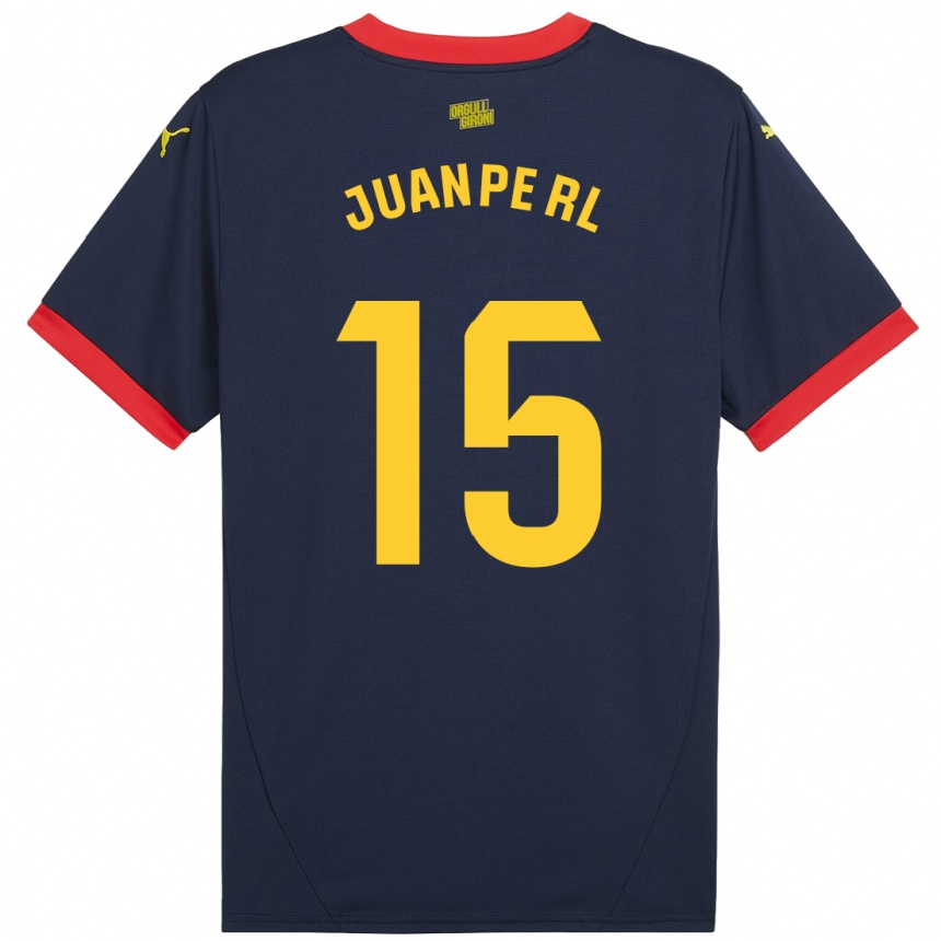 Kinder Fußball Juanpe #15 Marinerot Auswärtstrikot Trikot 2024/25 T-Shirt Luxemburg