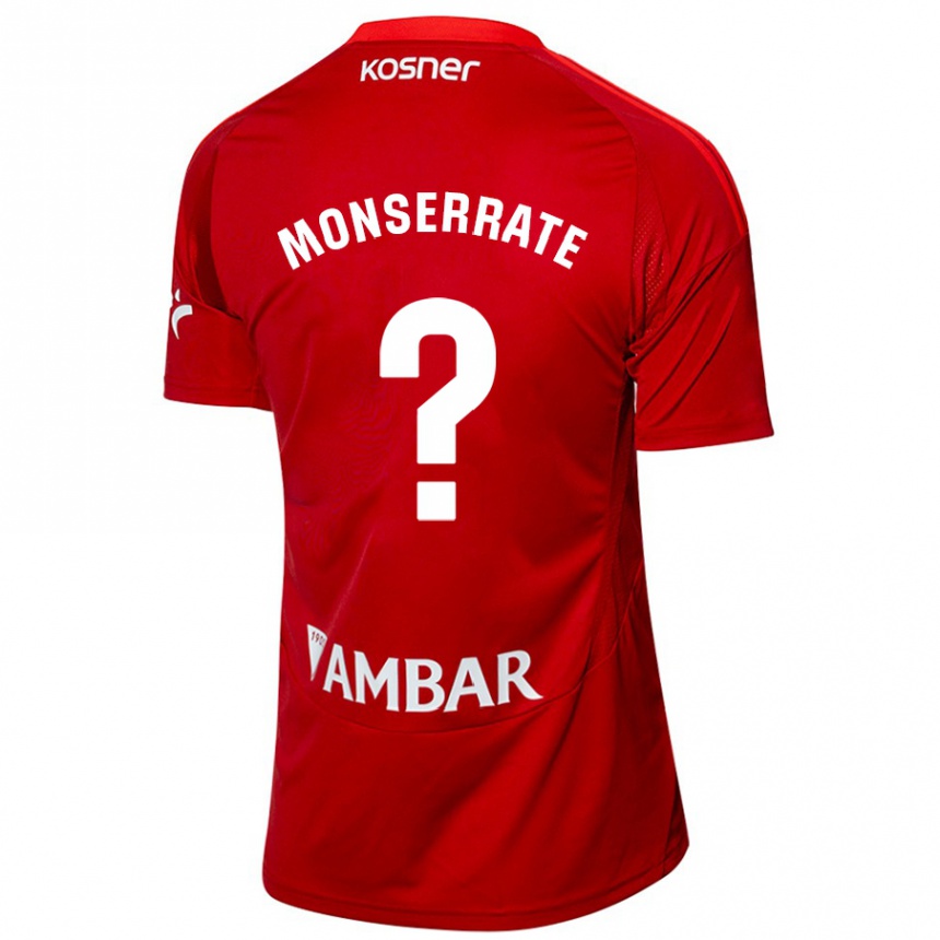 Kinder Fußball Jano Monserrate #0 Weiß Blau Auswärtstrikot Trikot 2024/25 T-Shirt Luxemburg