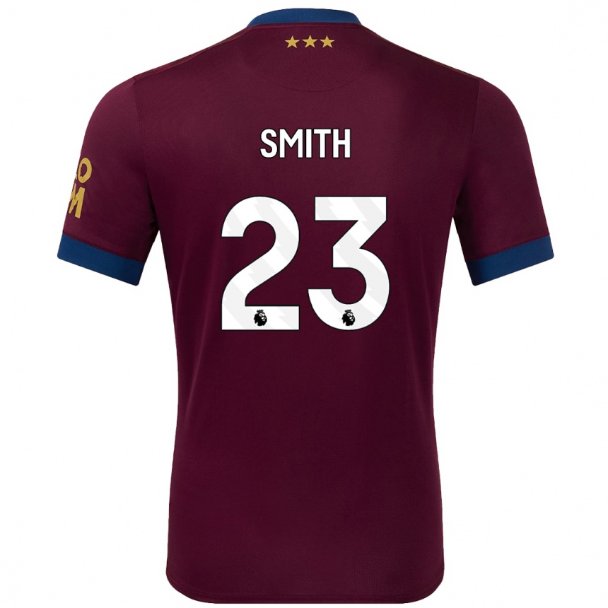 Kinder Fußball Abbi Smith #23 Braun Auswärtstrikot Trikot 2024/25 T-Shirt Luxemburg