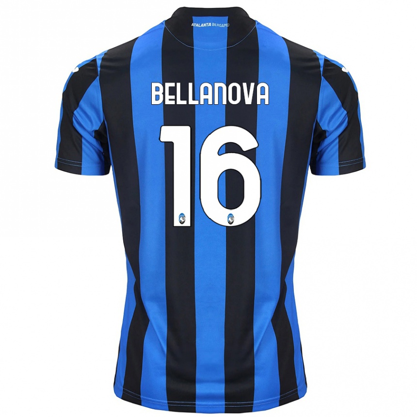 Herren Fußball Raoul Bellanova #16 Blau Schwarz Heimtrikot Trikot 2024/25 T-Shirt Luxemburg