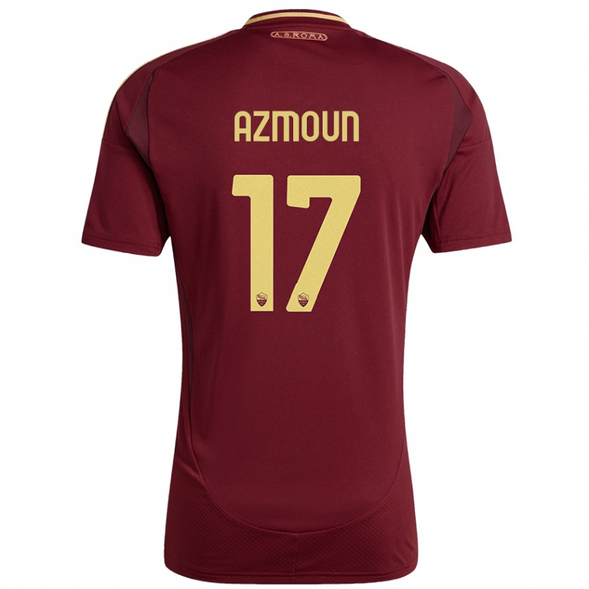 Herren Fußball Sardar Azmoun #17 Rot Braun Gold Heimtrikot Trikot 2024/25 T-Shirt Luxemburg