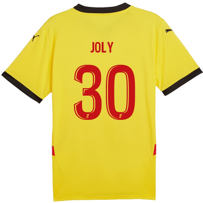 Herren Fußball Blandine Joly #30 Gelb Rot Heimtrikot Trikot 2024/25 T-Shirt Luxemburg