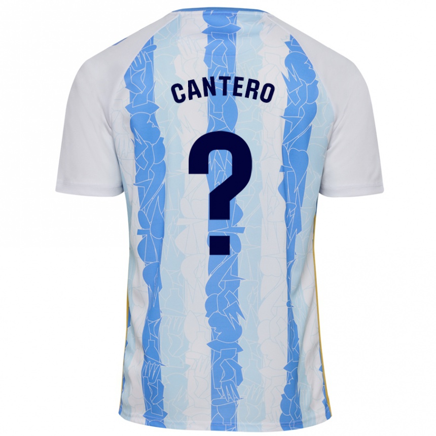 Herren Fußball José Cantero #0 Weiß Blau Heimtrikot Trikot 2024/25 T-Shirt Luxemburg