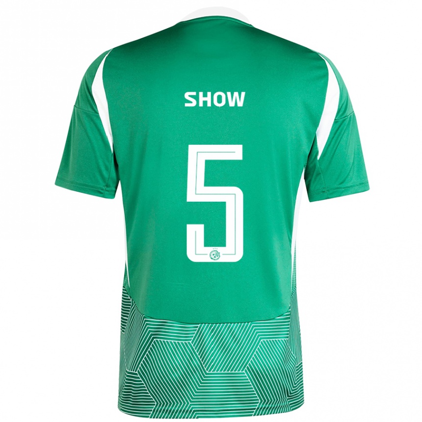 Herren Fußball Show #5 Grün Weiß Heimtrikot Trikot 2024/25 T-Shirt Luxemburg