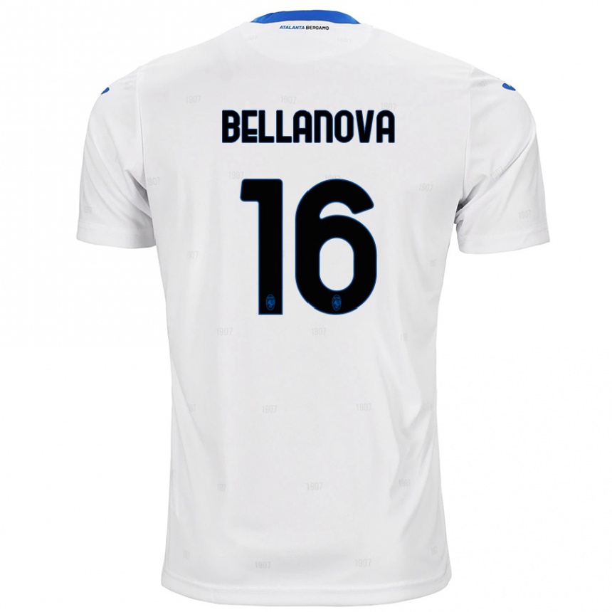 Herren Fußball Raoul Bellanova #16 Weiß Auswärtstrikot Trikot 2024/25 T-Shirt Luxemburg