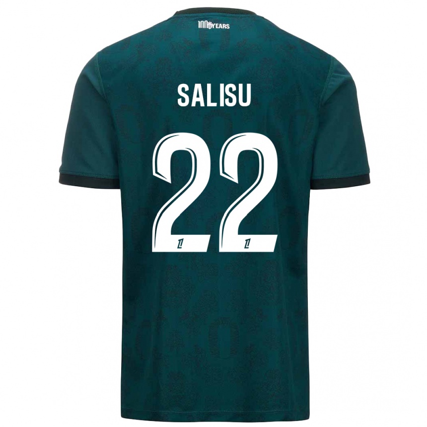 Herren Fußball Mohammed Salisu #22 Dunkelgrün Auswärtstrikot Trikot 2024/25 T-Shirt Luxemburg