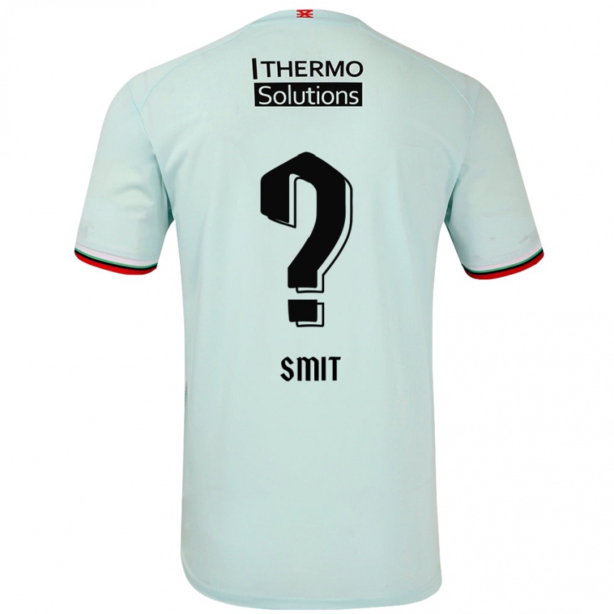 Herren Fußball Mauro Smit #0 Hellgrün Auswärtstrikot Trikot 2024/25 T-Shirt Luxemburg