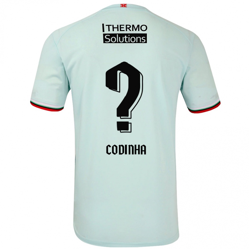 Herren Fußball Tiago Codinha #0 Hellgrün Auswärtstrikot Trikot 2024/25 T-Shirt Luxemburg