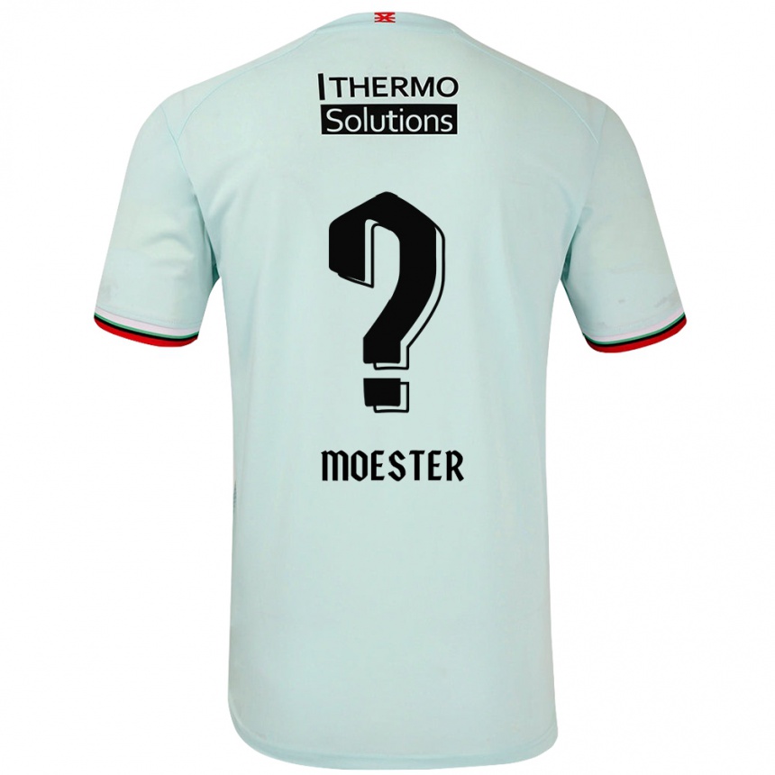 Herren Fußball Ewout Moester #0 Hellgrün Auswärtstrikot Trikot 2024/25 T-Shirt Luxemburg