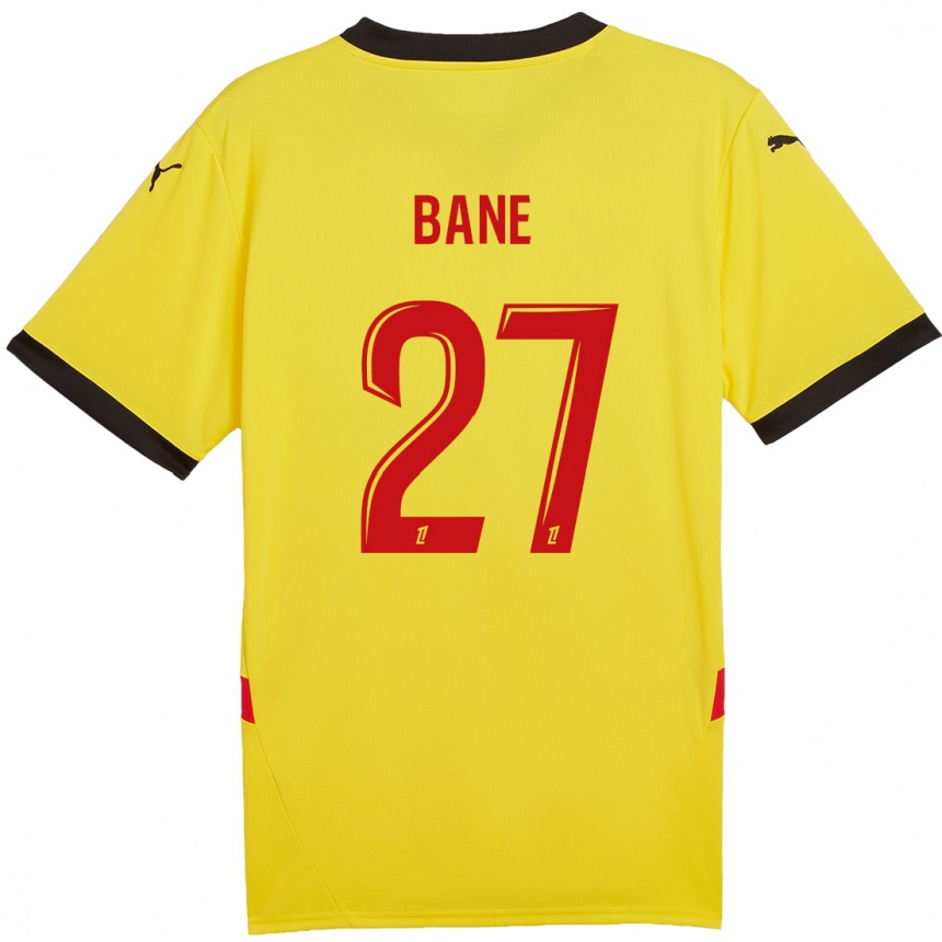 Damen Fußball Sidi Bane #27 Gelb Rot Heimtrikot Trikot 2024/25 T-Shirt Luxemburg