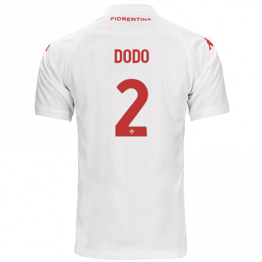 Damen Fußball Dodô #2 Weiß Auswärtstrikot Trikot 2024/25 T-Shirt Luxemburg