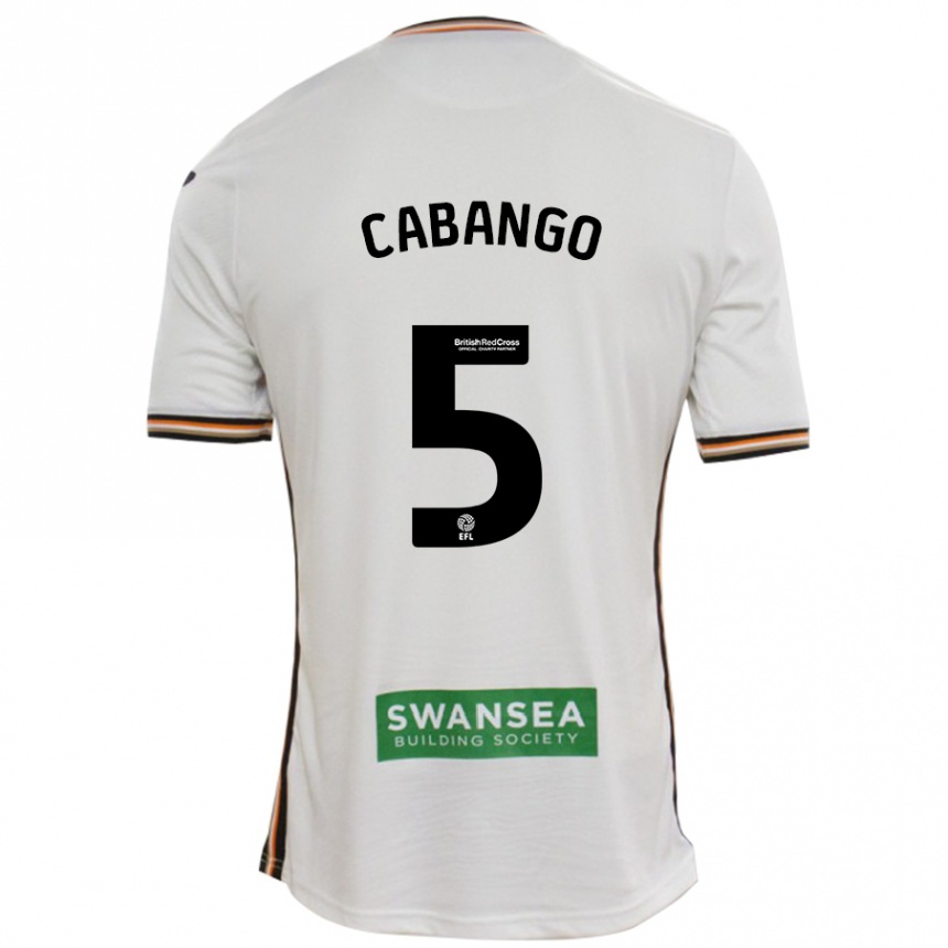 Kinder Fußball Ben Cabango #5 Rot Weiß Heimtrikot Trikot 2024/25 T-Shirt Luxemburg