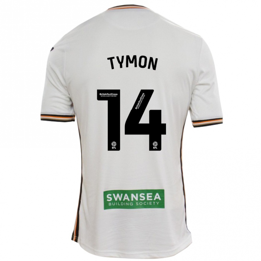 Kinder Fußball Josh Tymon #14 Rot Weiß Heimtrikot Trikot 2024/25 T-Shirt Luxemburg