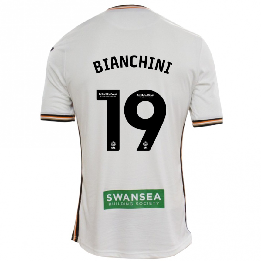 Kinder Fußball Florian Bianchini #19 Rot Weiß Heimtrikot Trikot 2024/25 T-Shirt Luxemburg