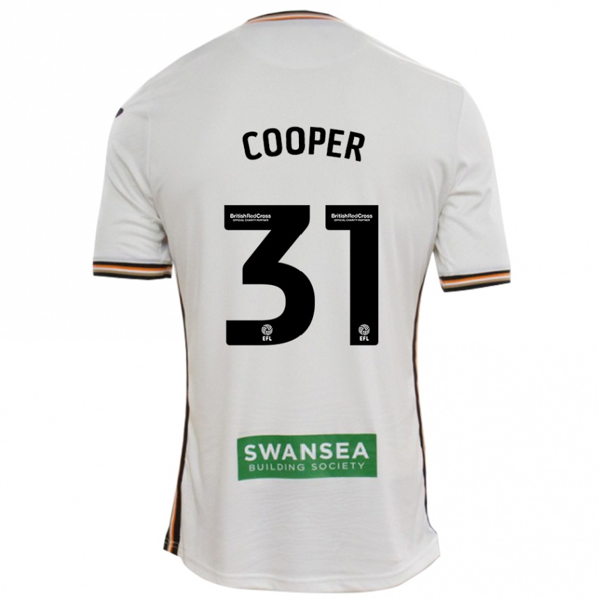 Kinder Fußball Oliver Cooper #31 Rot Weiß Heimtrikot Trikot 2024/25 T-Shirt Luxemburg