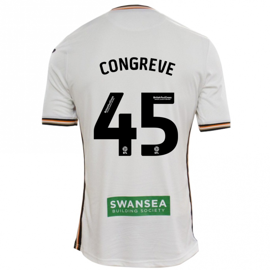 Kinder Fußball Cameron Congreve #45 Rot Weiß Heimtrikot Trikot 2024/25 T-Shirt Luxemburg