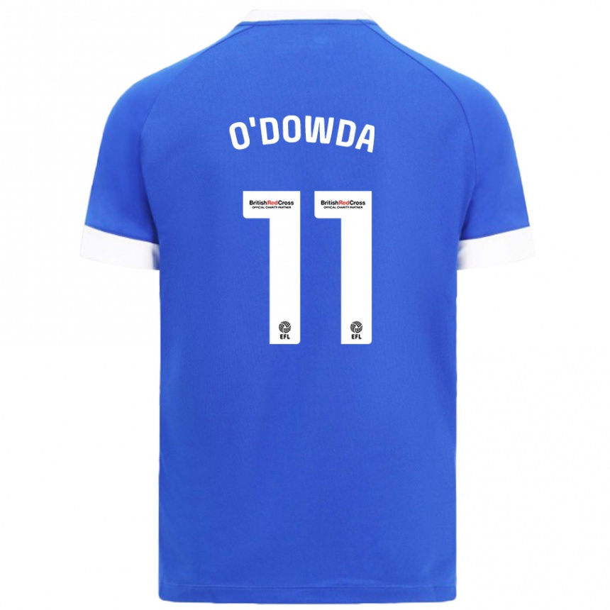 Kinder Fußball Callum O'dowda #11 Himmelblau Heimtrikot Trikot 2024/25 T-Shirt Luxemburg